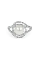 Anello Idee Preziose dal 1987 Donna in Oro bianco Perla IP.AK18B/90